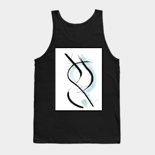 meditative ink drawing "introspire III" Tank Top